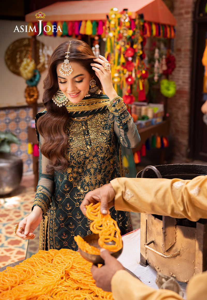 Asim Jofa | Pyaar Diyan Gallan Formals | AJEM-25 by Asim Jofa - Designer Dress - Type: Ladies Clothes - Available at Libayah - 100% Original