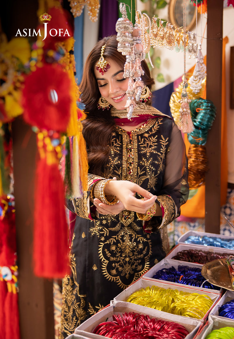 Asim Jofa | Pyaar Diyan Gallan Formals | AJEM-14 by Asim Jofa - Designer Dress - Type: Ladies Clothes - Available at Libayah - 100% Original