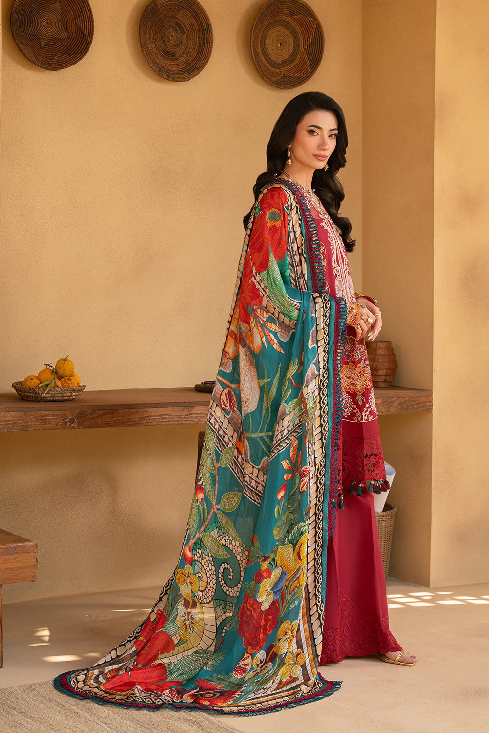 Saira Rizwan | Luxury Lawn 25 | MANON-SRL25-02 by Saira Rizwan - Designer Dress - Type: Ladies Clothes - Available at Libayah - 100% Original