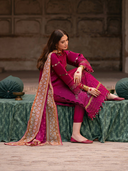 Parishay | Matsani Luxury Lawn 25 | MI - 01 by Parishay - Designer Dress - Type: Ladies Clothes - Available at Libayah - 100% Original