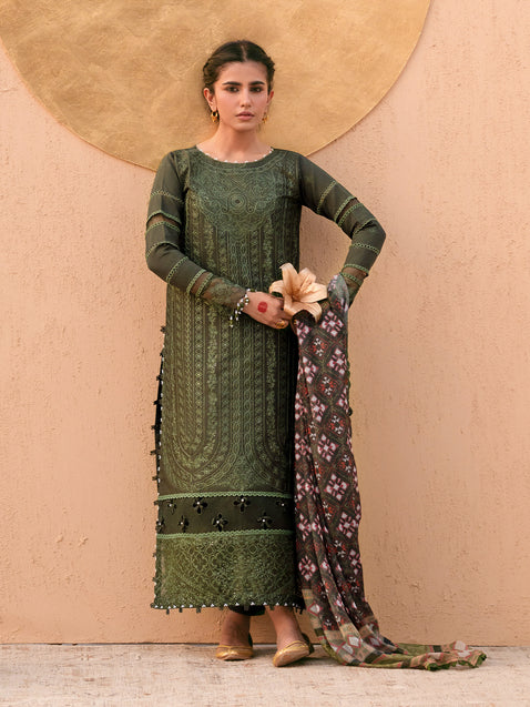 Parishay | Matsani Luxury Lawn 25 | MI - 08 by Parishay - Designer Dress - Type: Ladies Clothes - Available at Libayah - 100% Original