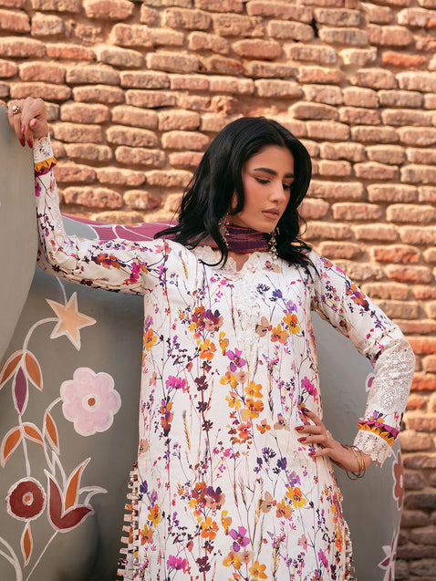 Parishay | Matsani Luxury Lawn 25 | MI - 10 by Parishay - Designer Dress - Type: Ladies Clothes - Available at Libayah - 100% Original
