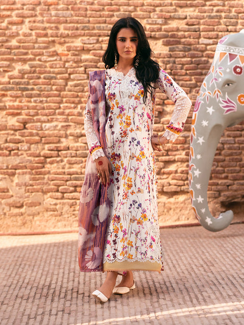 Parishay | Matsani Luxury Lawn 25 | MI - 10 by Parishay - Designer Dress - Type: Ladies Clothes - Available at Libayah - 100% Original