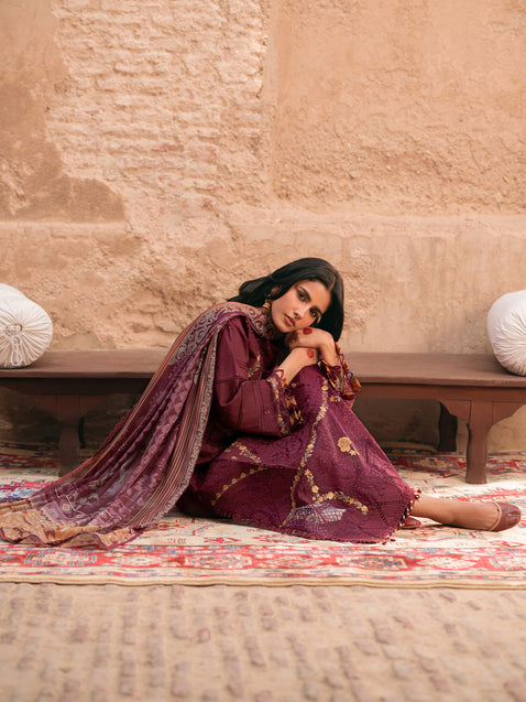 Parishay | Matsani Luxury Lawn 25 | MI - 12 by Parishay - Designer Dress - Type: Ladies Clothes - Available at Libayah - 100% Original