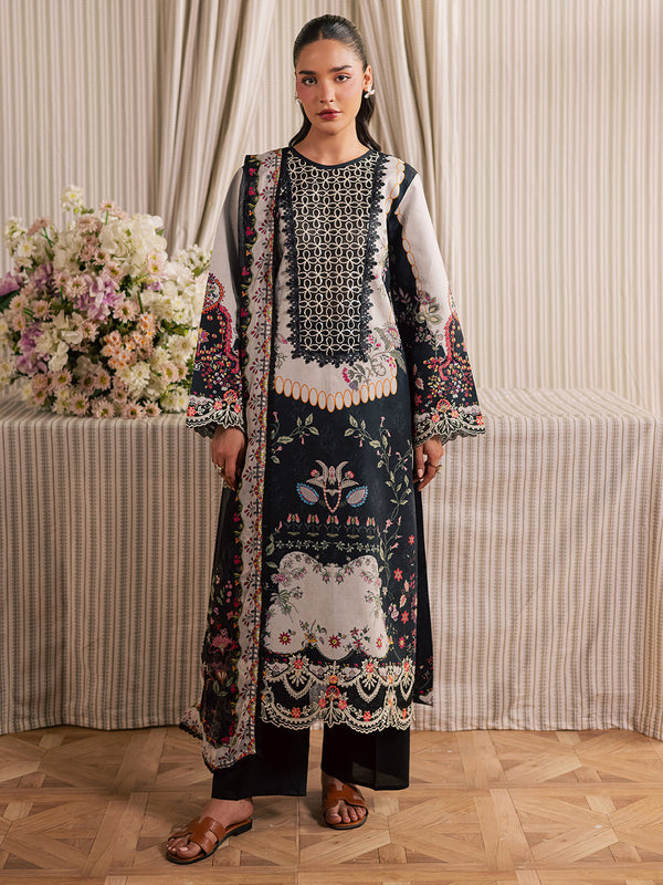 Mahnur | Jahaan Lawn 26 | MJ-01 by Mahnur - Designer Dress  - Type : Ladies Clothes - Available at Libayah - 100% Original 