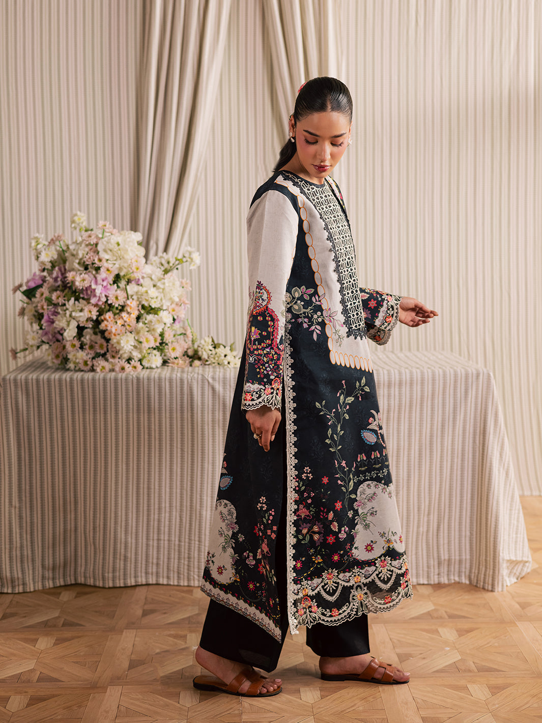 Mahnur | Jahaan Lawn 26 | MJ-01 by Mahnur - Designer Dress  - Type : Ladies Clothes - Available at Libayah - 100% Original 