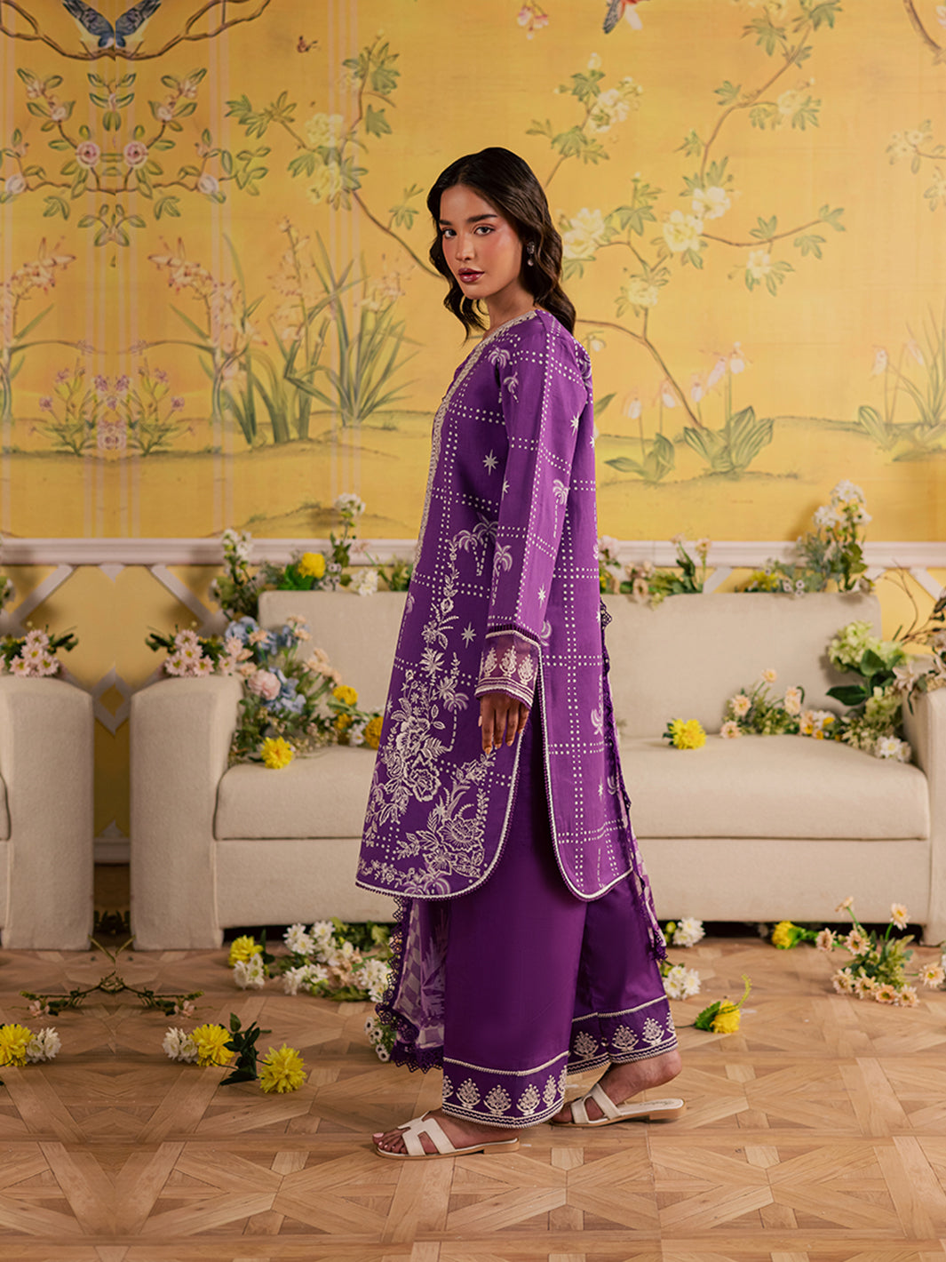 Mahnur | Jahaan Lawn 26 | MJ-04 by Mahnur - Designer Dress  - Type : Ladies Clothes - Available at Libayah - 100% Original 