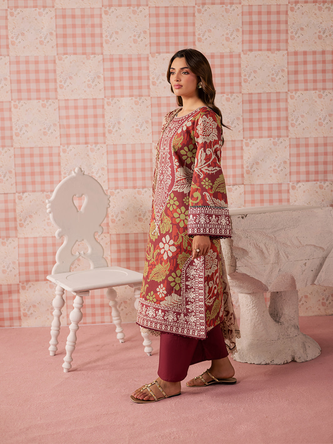 Mahnur | Jahaan Lawn 26 | MJ-05 by Mahnur - Designer Dress  - Type : Ladies Clothes - Available at Libayah - 100% Original 