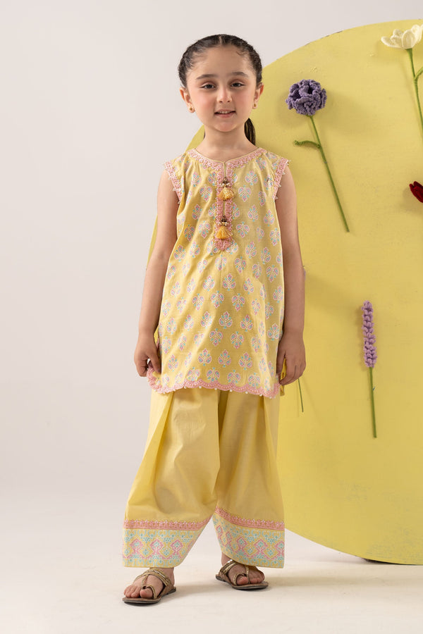 kids-clothes-mkd-ea26-02-yellow by Maria B Kids - Designer Dress  - Type : KidsClothes - Available at Libayah - 100% Original 
