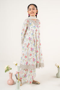 kids-clothes-mkd-ea25-03r1-white by Maria B Kids - Designer Dress  - Type : KidsClothes - Available at Libayah - 100% Original 