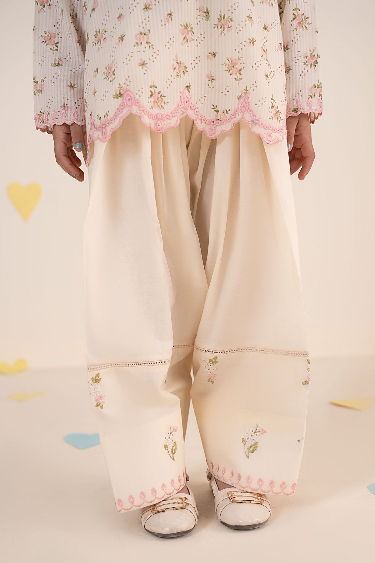 kids-clothes-mkd-ea26-01-light-pink by Maria B Kids - Designer Dress  - Type : KidsClothes - Available at Libayah - 100% Original 