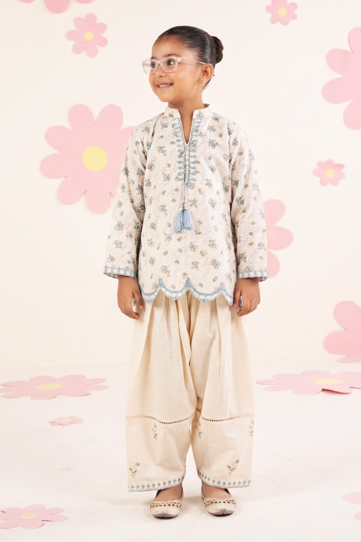 kids-clothes-mkd-ea26-01-light-blue by Maria B Kids - Designer Dress  - Type : KidsClothes - Available at Libayah - 100% Original 