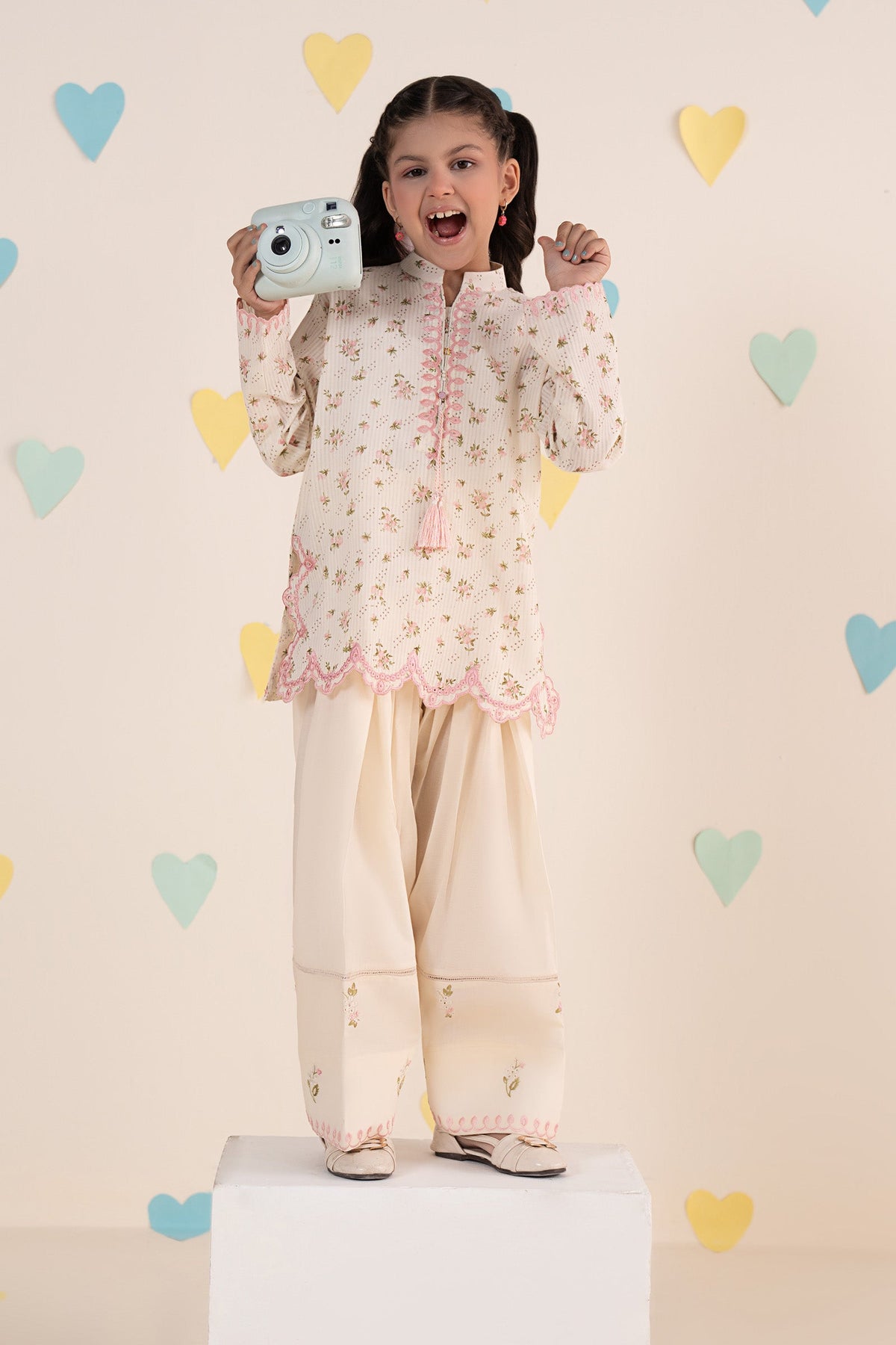 kids-clothes-mkd-ea26-01-light-pink by Maria B Kids - Designer Dress  - Type : KidsClothes - Available at Libayah - 100% Original 