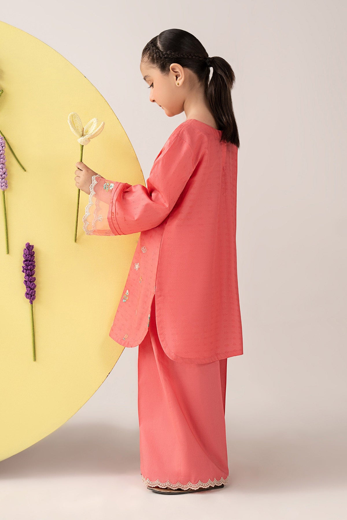 kids-clothes-mkd-ea26-03-pink by Maria B Kids - Designer Dress  - Type : KidsClothes - Available at Libayah - 100% Original 
