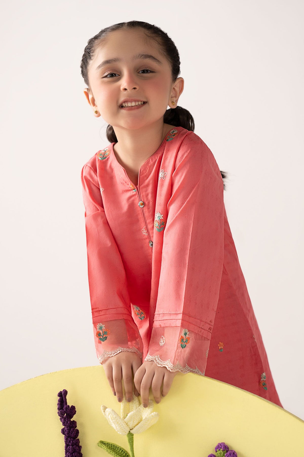 kids-clothes-mkd-ea26-03-pink by Maria B Kids - Designer Dress  - Type : KidsClothes - Available at Libayah - 100% Original 