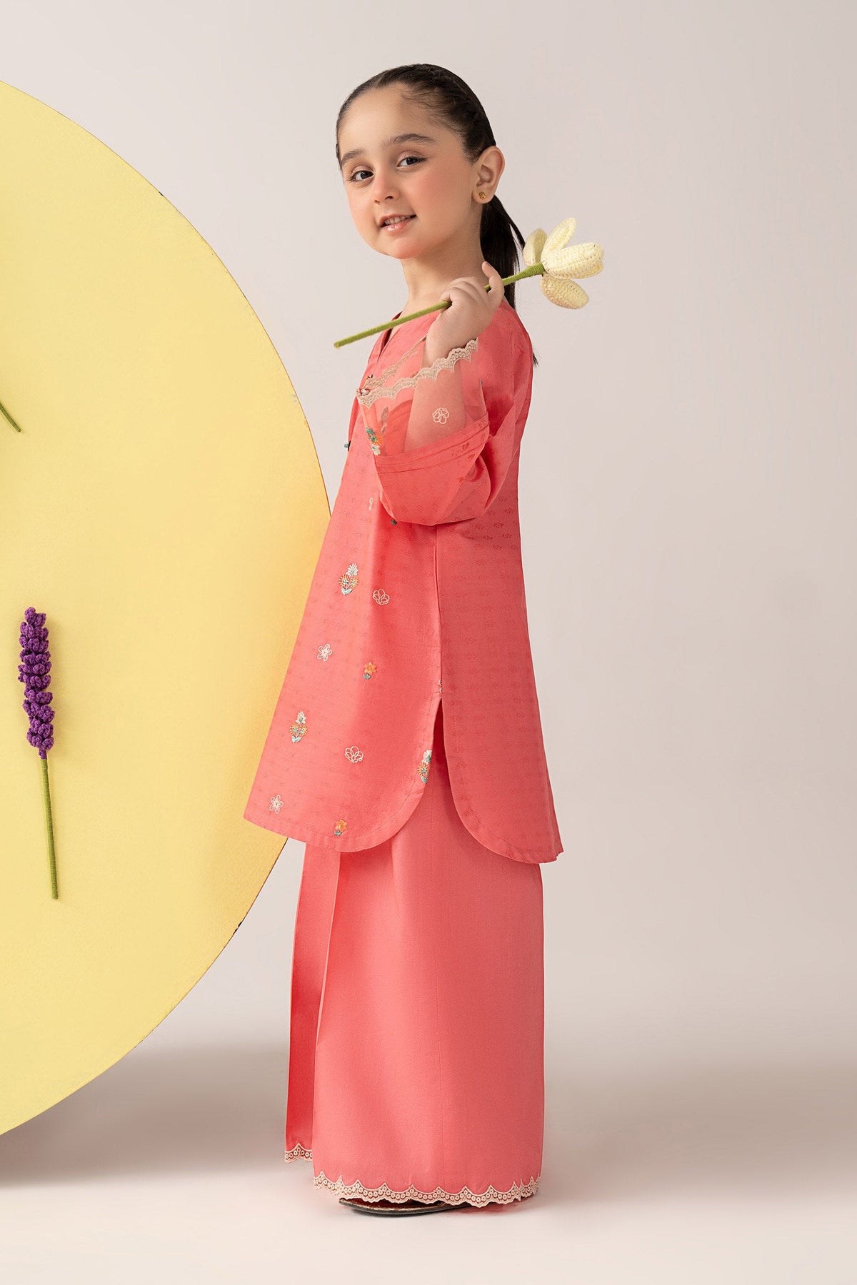 kids-clothes-mkd-ea26-03-pink by Maria B Kids - Designer Dress  - Type : KidsClothes - Available at Libayah - 100% Original 
