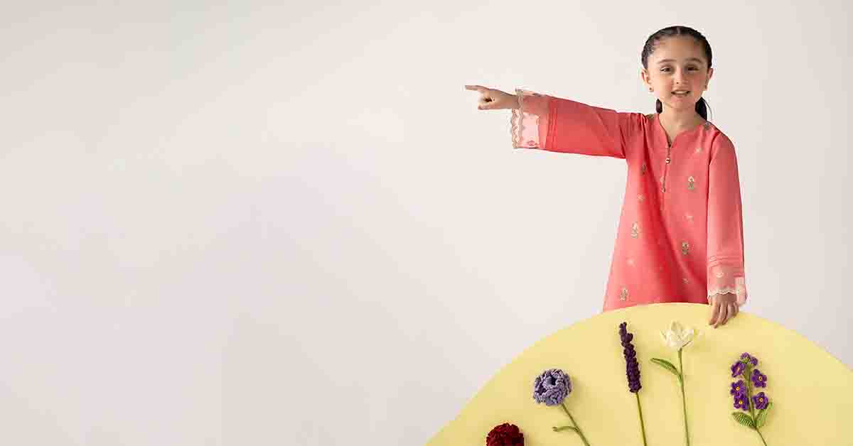 kids-clothes-mkd-ea26-03-pink by Maria B Kids - Designer Dress  - Type : KidsClothes - Available at Libayah - 100% Original 