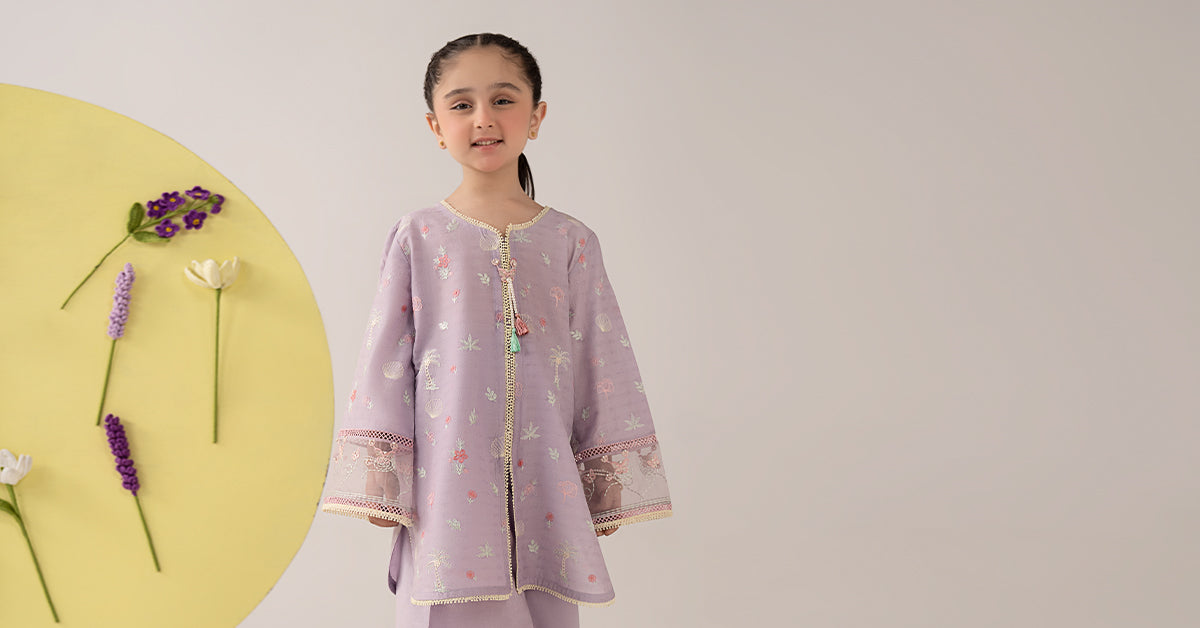 kids-clothes-mkd-ea26-04-lilac by Maria B Kids - Designer Dress  - Type : KidsClothes - Available at Libayah - 100% Original 