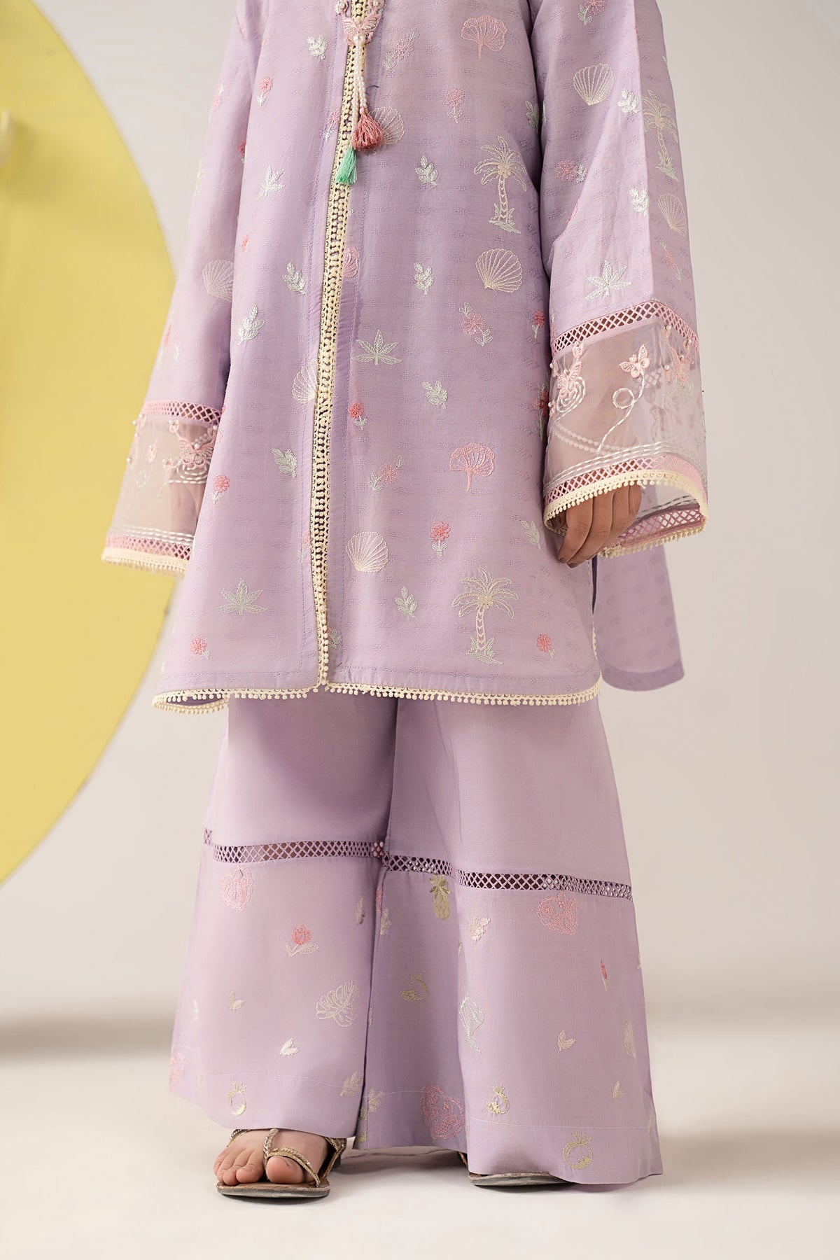 kids-clothes-mkd-ea26-04-lilac by Maria B Kids - Designer Dress  - Type : KidsClothes - Available at Libayah - 100% Original 