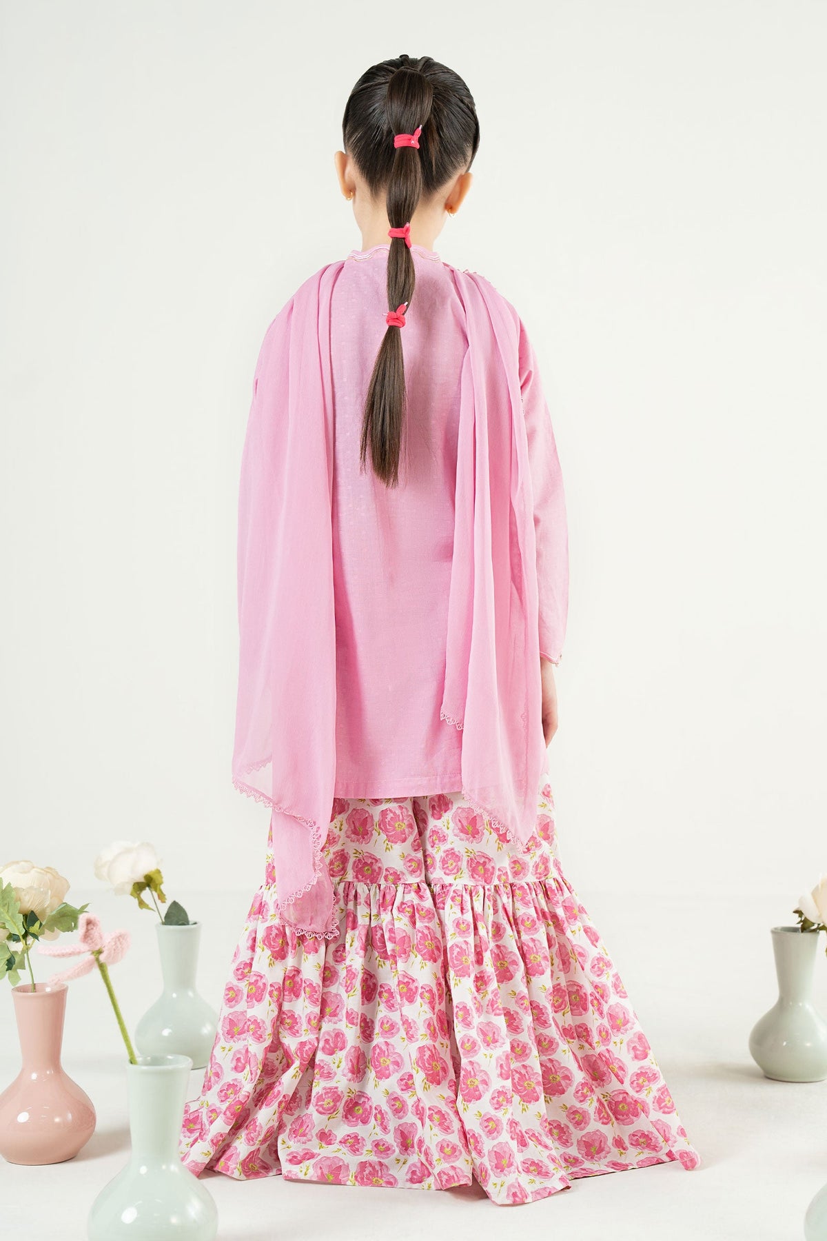 kids-clothes-mkd-ea26-05-tea-pink by Maria B Kids - Designer Dress  - Type : KidsClothes - Available at Libayah - 100% Original 
