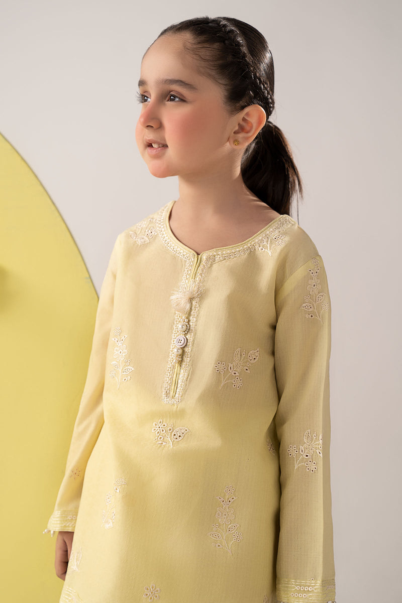 kids-clothes-mkd-ea26-07-yellow by Maria B Kids - Designer Dress  - Type : KidsClothes - Available at Libayah - 100% Original 
