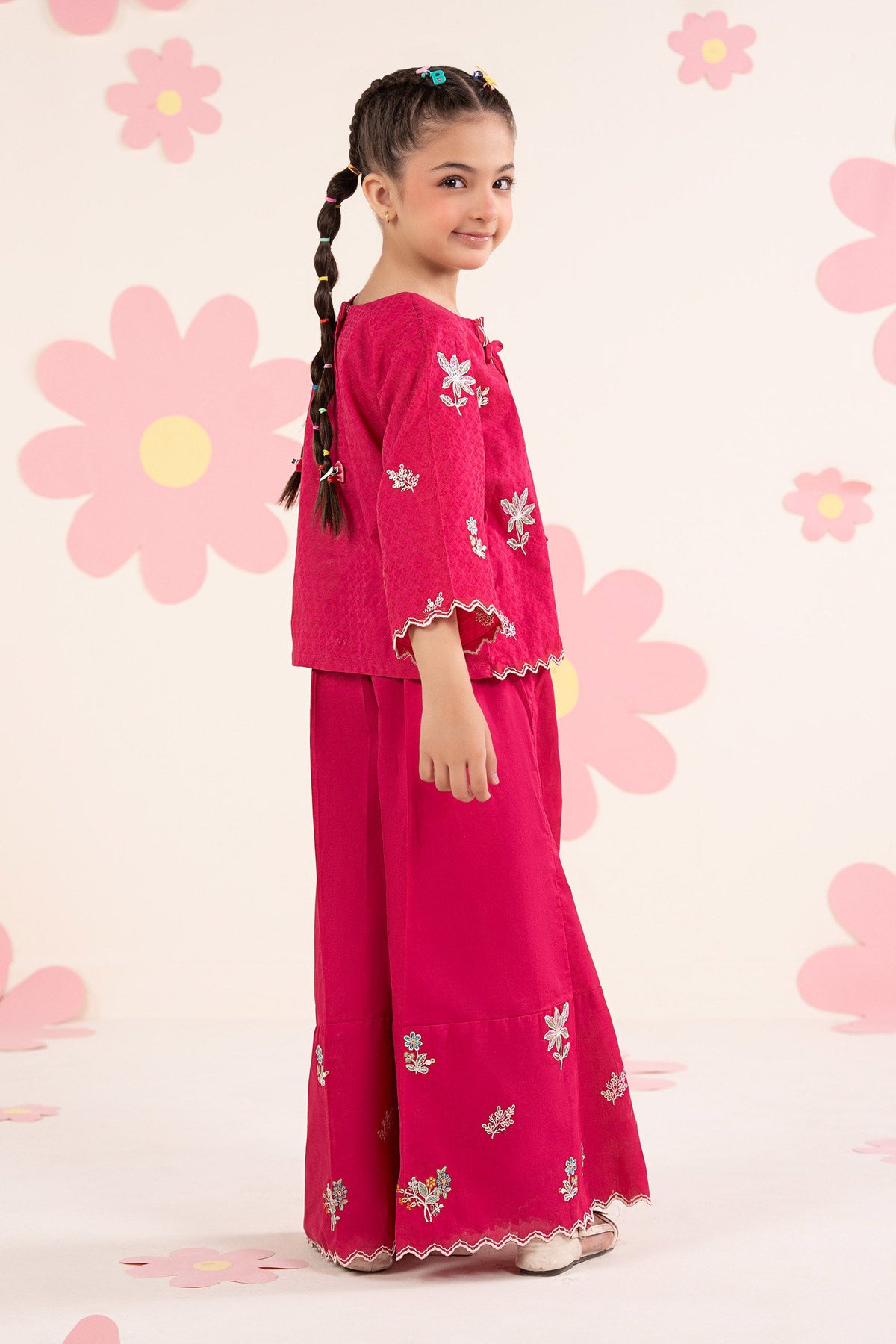 kids-clothes-mkd-ea26-09-pink by Maria B Kids - Designer Dress  - Type : KidsClothes - Available at Libayah - 100% Original 