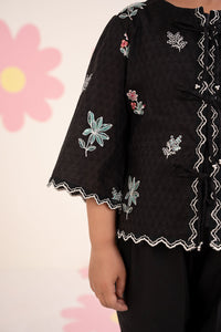 kids-clothes-mkd-ea26-09-black by Maria B Kids - Designer Dress  - Type : KidsClothes - Available at Libayah - 100% Original 