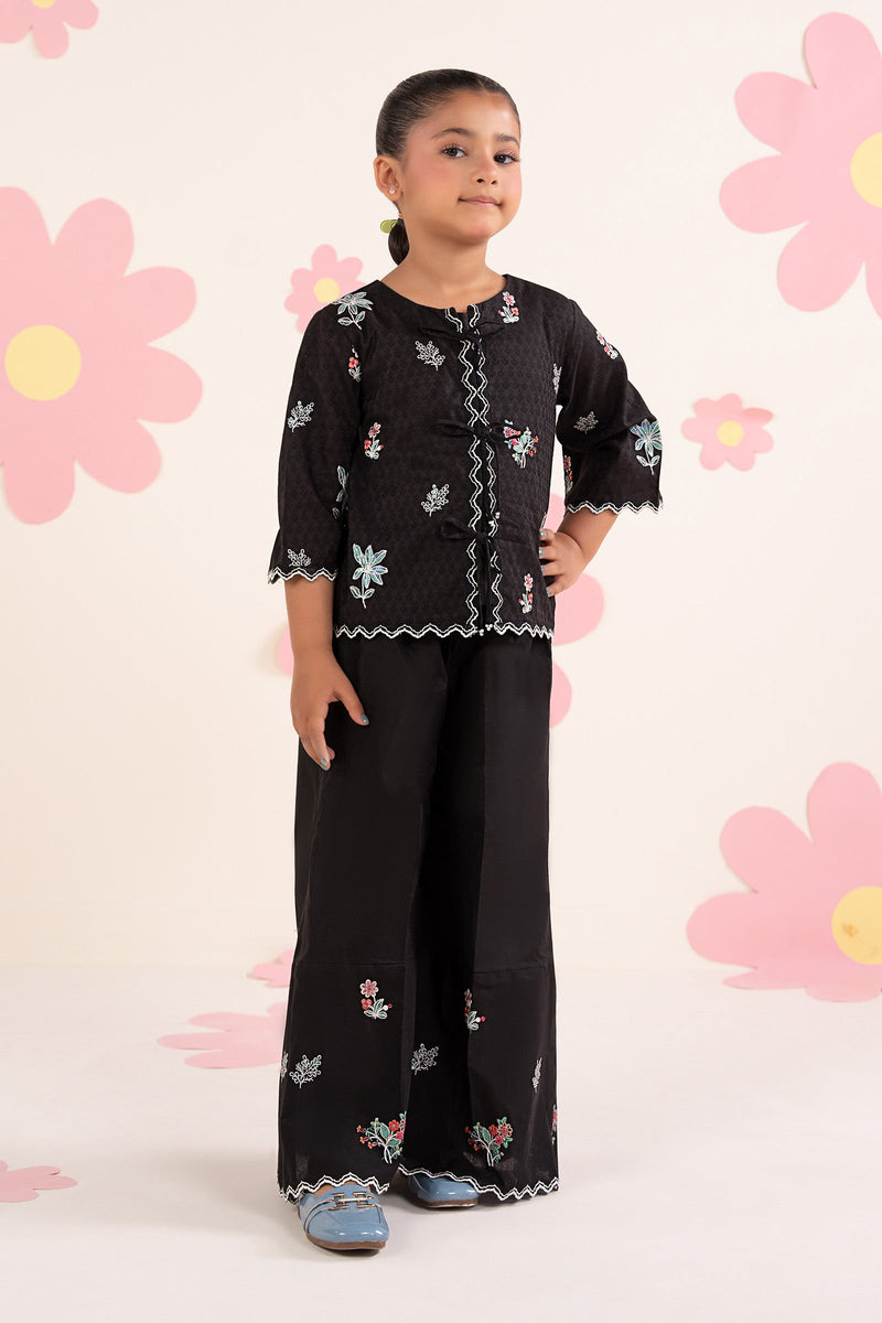 kids-clothes-mkd-ea26-09-black by Maria B Kids - Designer Dress  - Type : KidsClothes - Available at Libayah - 100% Original 