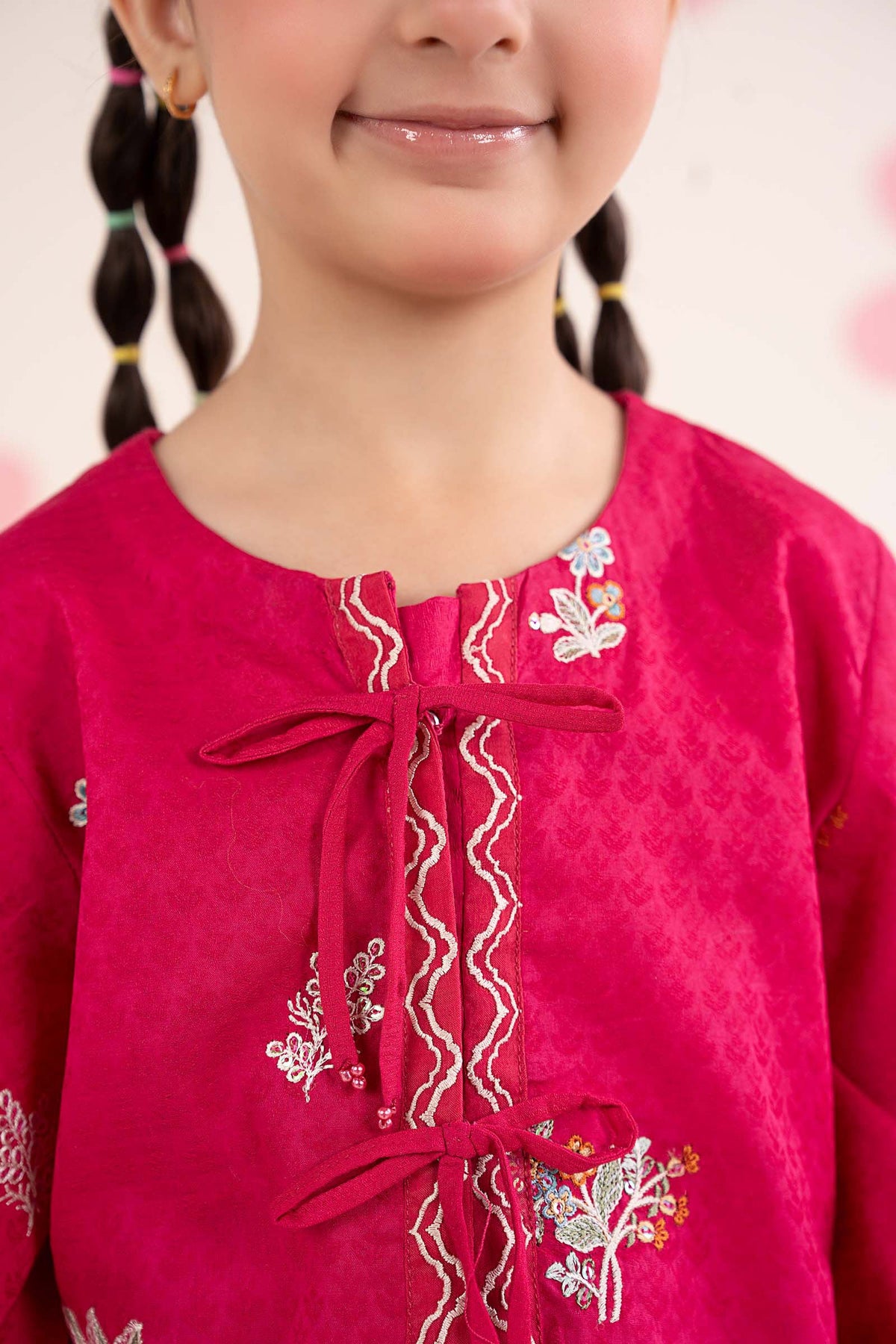kids-clothes-mkd-ea26-09-pink by Maria B Kids - Designer Dress  - Type : KidsClothes - Available at Libayah - 100% Original 