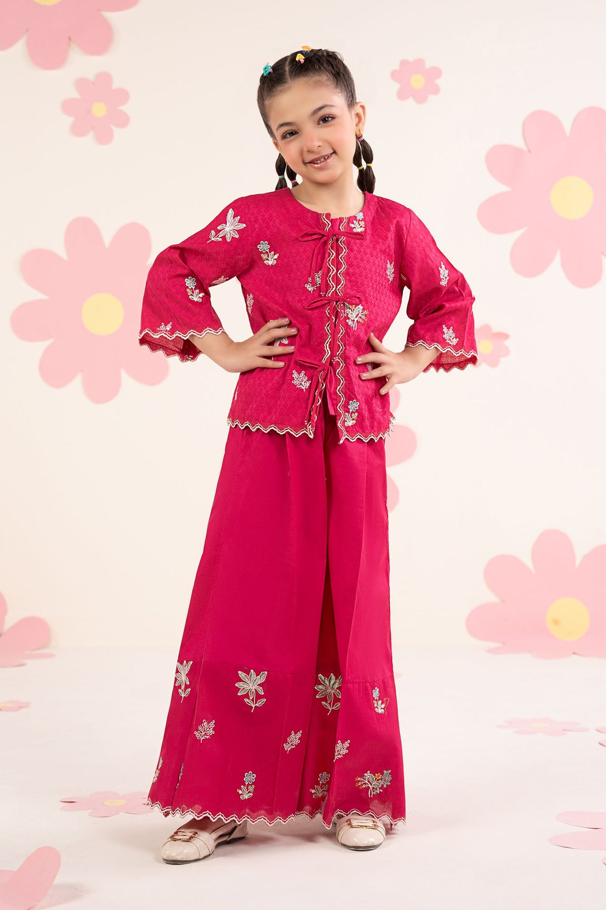 kids-clothes-mkd-ea26-09-pink by Maria B Kids - Designer Dress  - Type : KidsClothes - Available at Libayah - 100% Original 