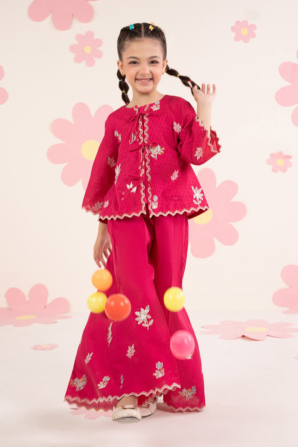 kids-clothes-mkd-ea26-09-pink by Maria B Kids - Designer Dress  - Type : KidsClothes - Available at Libayah - 100% Original 