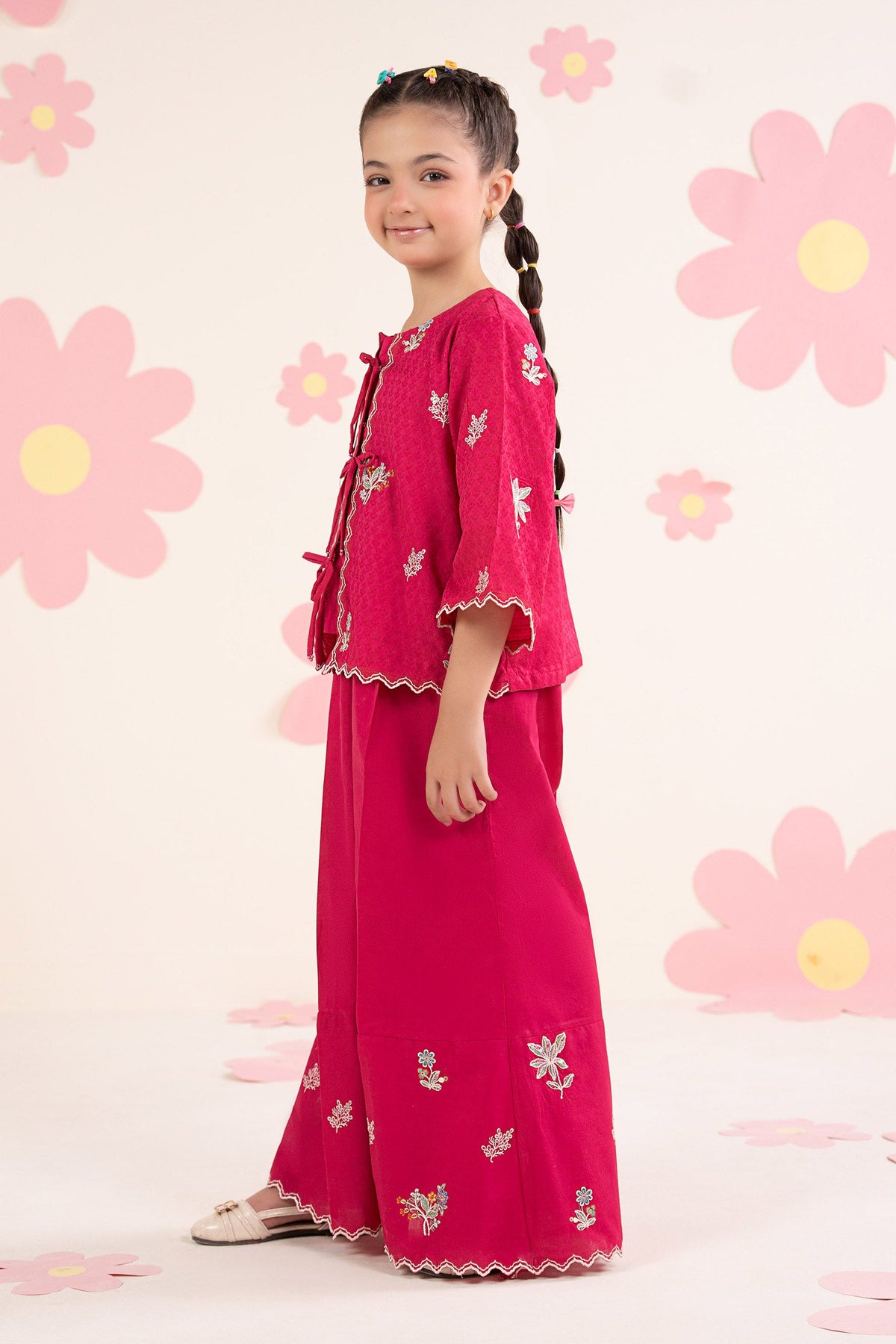 kids-clothes-mkd-ea26-09-pink by Maria B Kids - Designer Dress  - Type : KidsClothes - Available at Libayah - 100% Original 