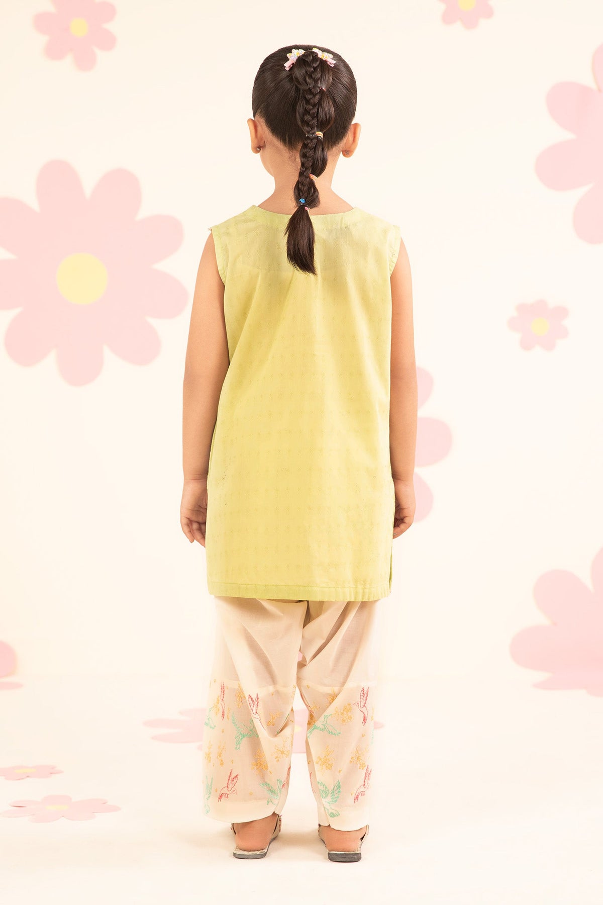 kids-clothes-mkd-ea26-10-green by Maria B Kids - Designer Dress  - Type : KidsClothes - Available at Libayah - 100% Original 