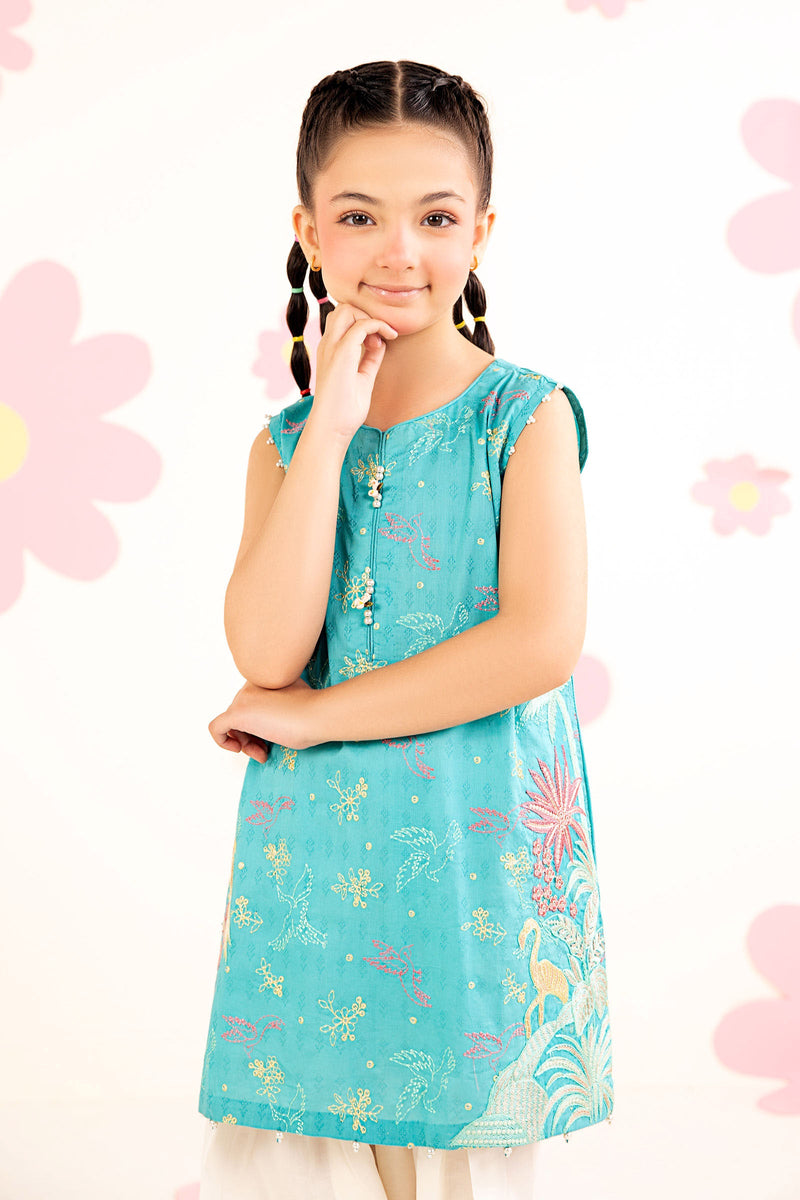 kids-clothes-mkd-ea26-10-blue by Maria B Kids - Designer Dress  - Type : KidsClothes - Available at Libayah - 100% Original 
