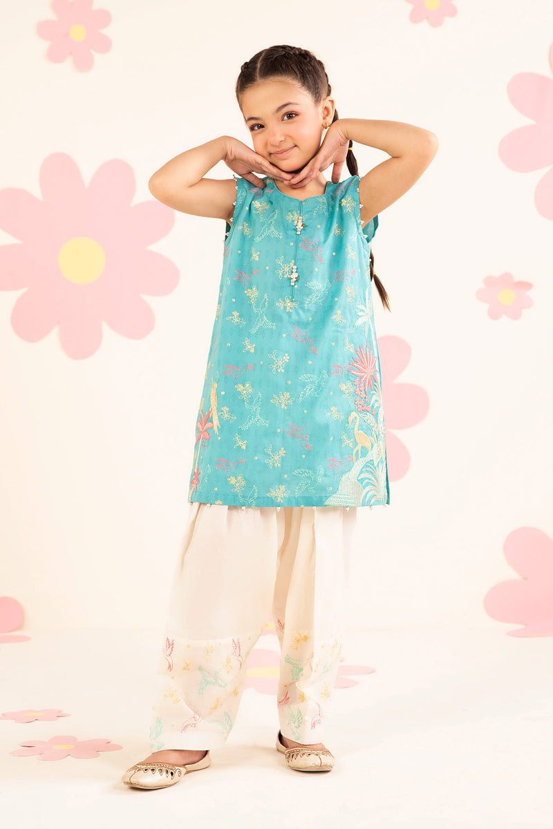 kids-clothes-mkd-ea26-10-blue by Maria B Kids - Designer Dress  - Type : KidsClothes - Available at Libayah - 100% Original 