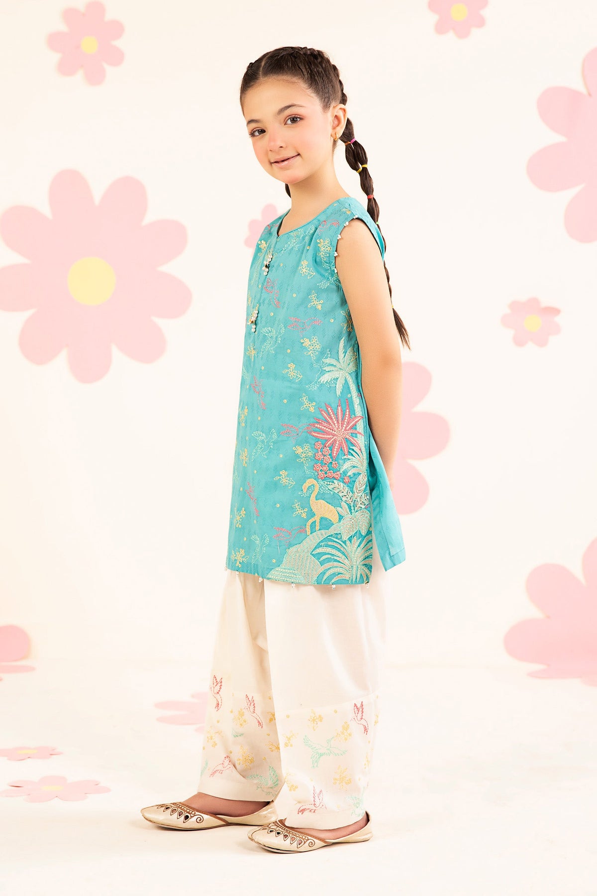 kids-clothes-mkd-ea26-10-blue by Maria B Kids - Designer Dress  - Type : KidsClothes - Available at Libayah - 100% Original 