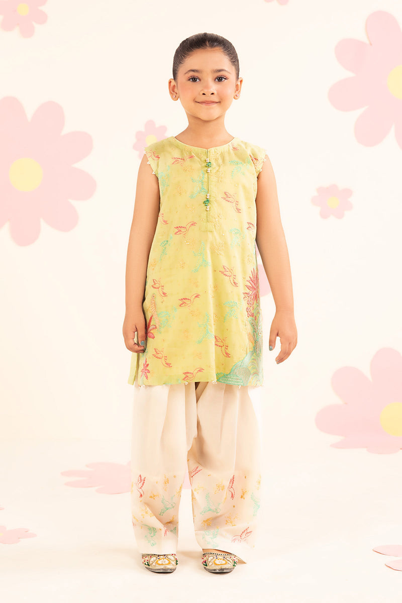 kids-clothes-mkd-ea26-10-green by Maria B Kids - Designer Dress  - Type : KidsClothes - Available at Libayah - 100% Original 