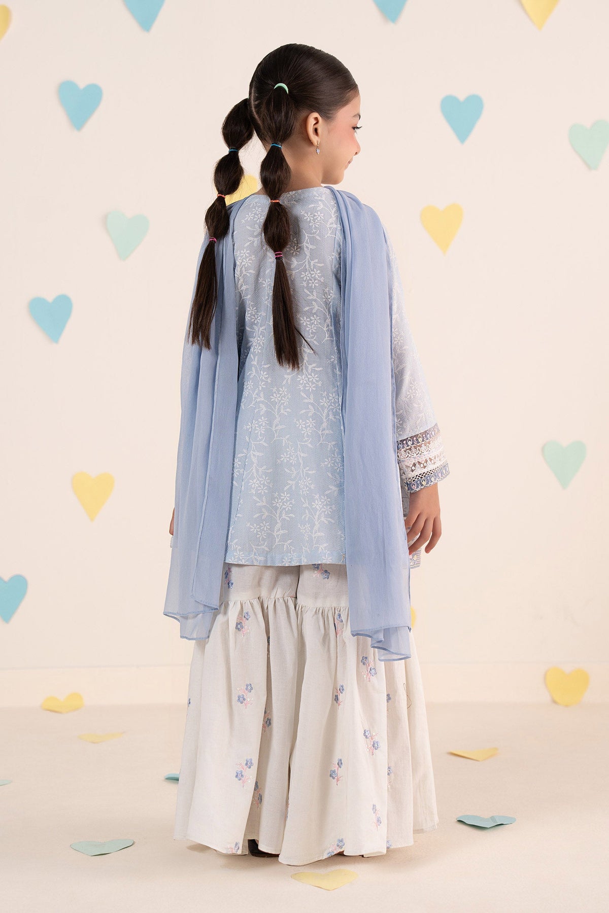 kids-clothes-mkd-ea26-11-blue by Maria B Kids - Designer Dress  - Type : KidsClothes - Available at Libayah - 100% Original 