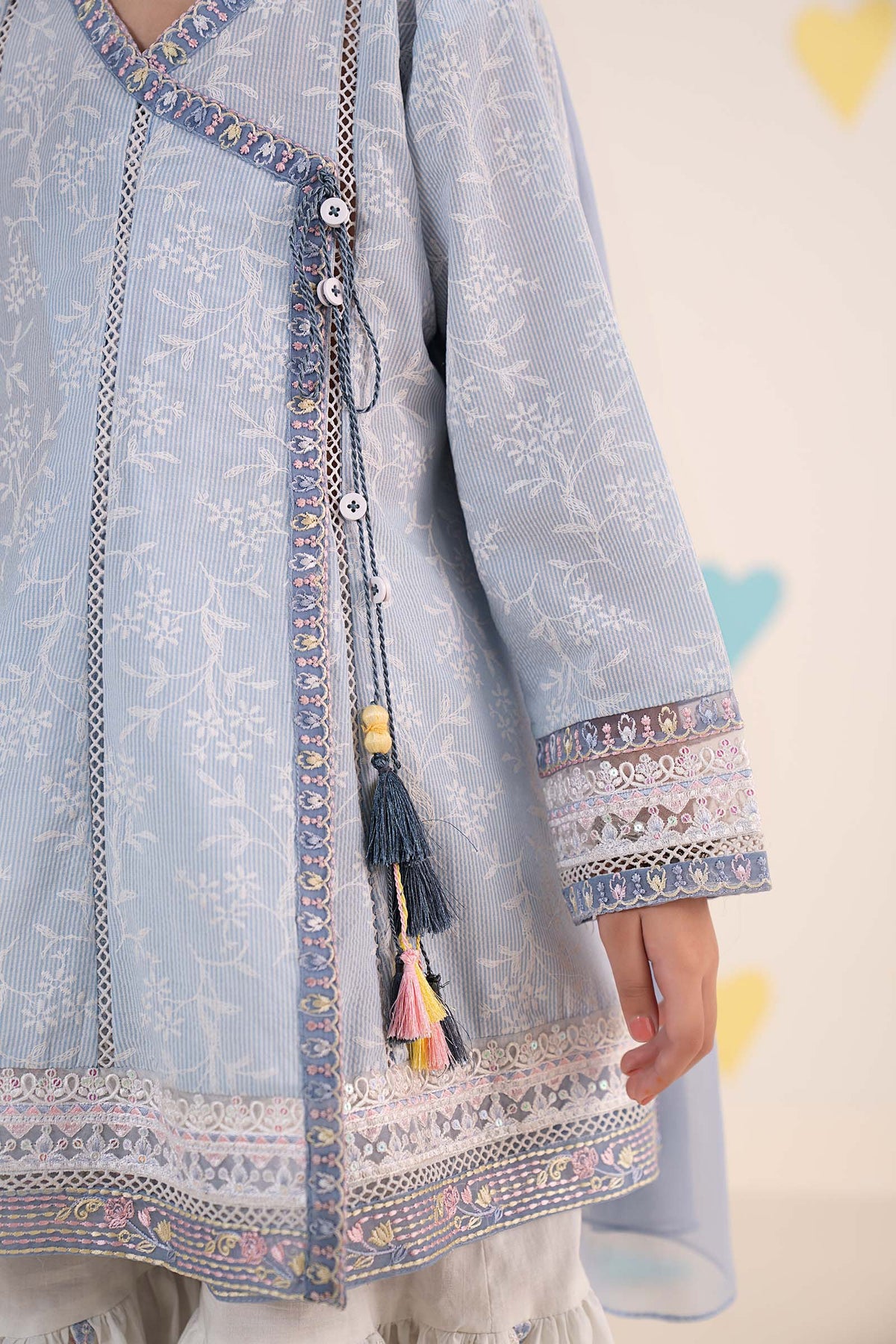 kids-clothes-mkd-ea26-11-blue by Maria B Kids - Designer Dress  - Type : KidsClothes - Available at Libayah - 100% Original 
