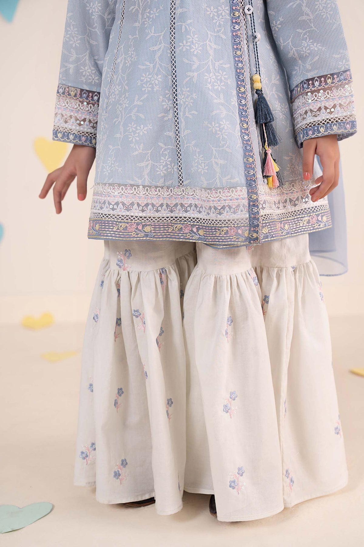 kids-clothes-mkd-ea26-11-blue by Maria B Kids - Designer Dress  - Type : KidsClothes - Available at Libayah - 100% Original 