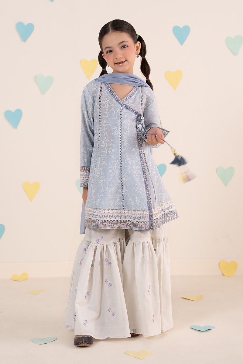 kids-clothes-mkd-ea26-11-blue by Maria B Kids - Designer Dress  - Type : KidsClothes - Available at Libayah - 100% Original 