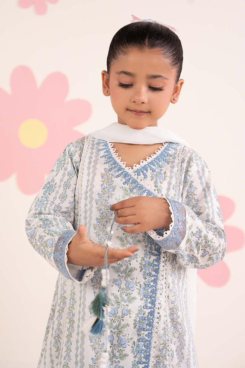 kids-clothes-mkd-ea26-12-light-blue by Maria B Kids - Designer Dress  - Type : KidsClothes - Available at Libayah - 100% Original 