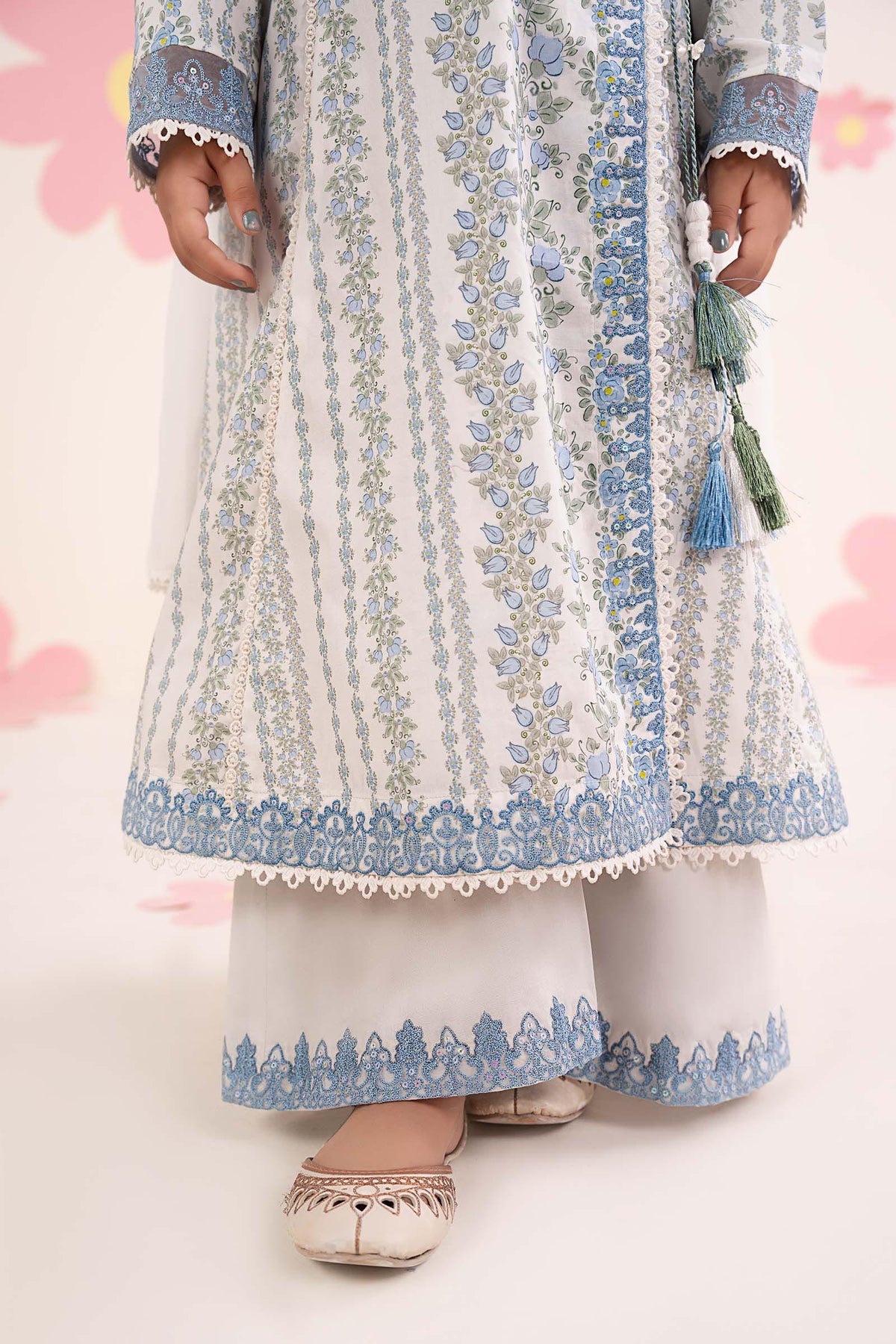 kids-clothes-mkd-ea26-12-light-blue by Maria B Kids - Designer Dress  - Type : KidsClothes - Available at Libayah - 100% Original 