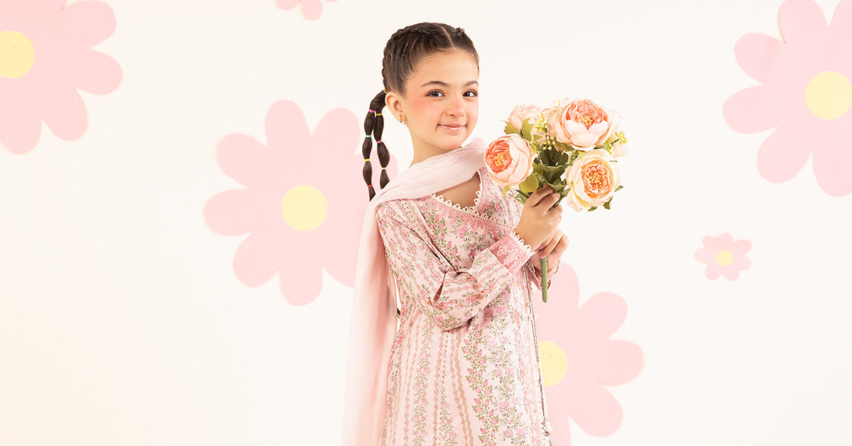 kids-clothes-mkd-ea26-12-light-pink by Maria B Kids - Designer Dress  - Type : KidsClothes - Available at Libayah - 100% Original 