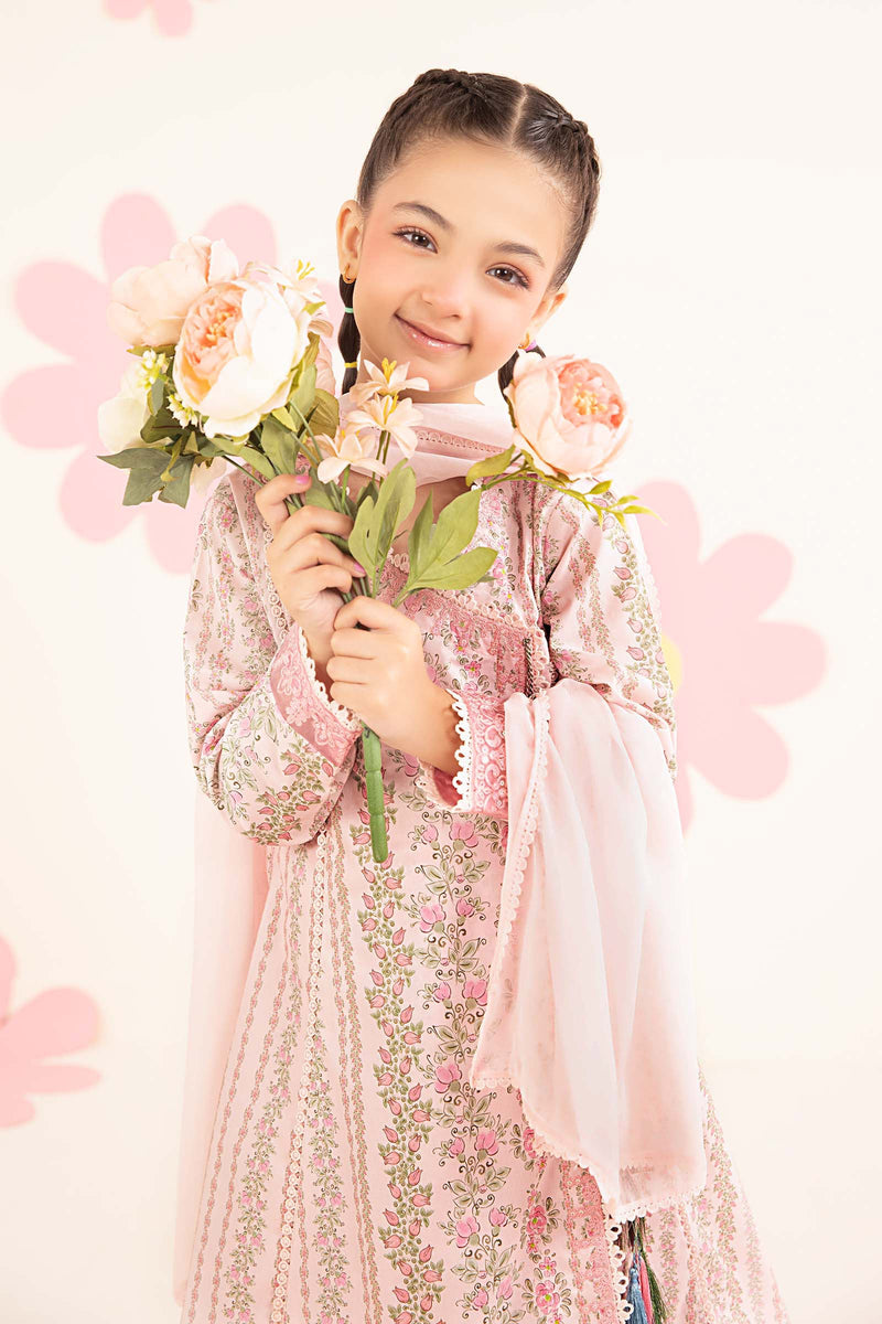 kids-clothes-mkd-ea26-12-light-pink by Maria B Kids - Designer Dress  - Type : KidsClothes - Available at Libayah - 100% Original 
