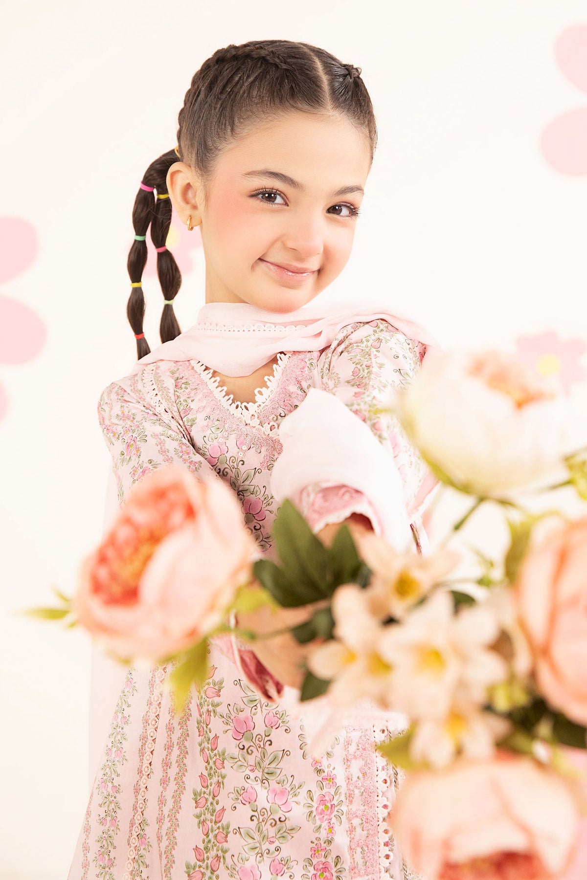 kids-clothes-mkd-ea26-12-light-pink by Maria B Kids - Designer Dress  - Type : KidsClothes - Available at Libayah - 100% Original 