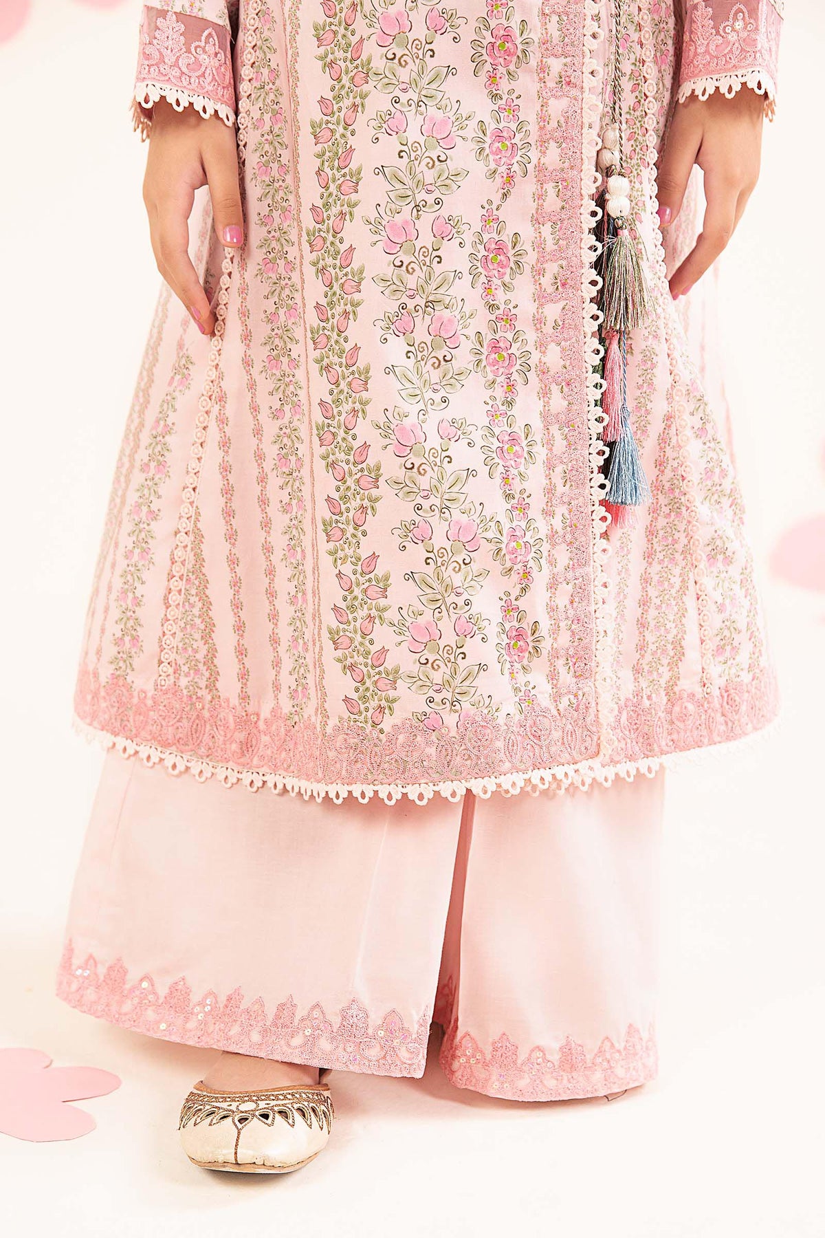 kids-clothes-mkd-ea26-12-light-pink by Maria B Kids - Designer Dress  - Type : KidsClothes - Available at Libayah - 100% Original 