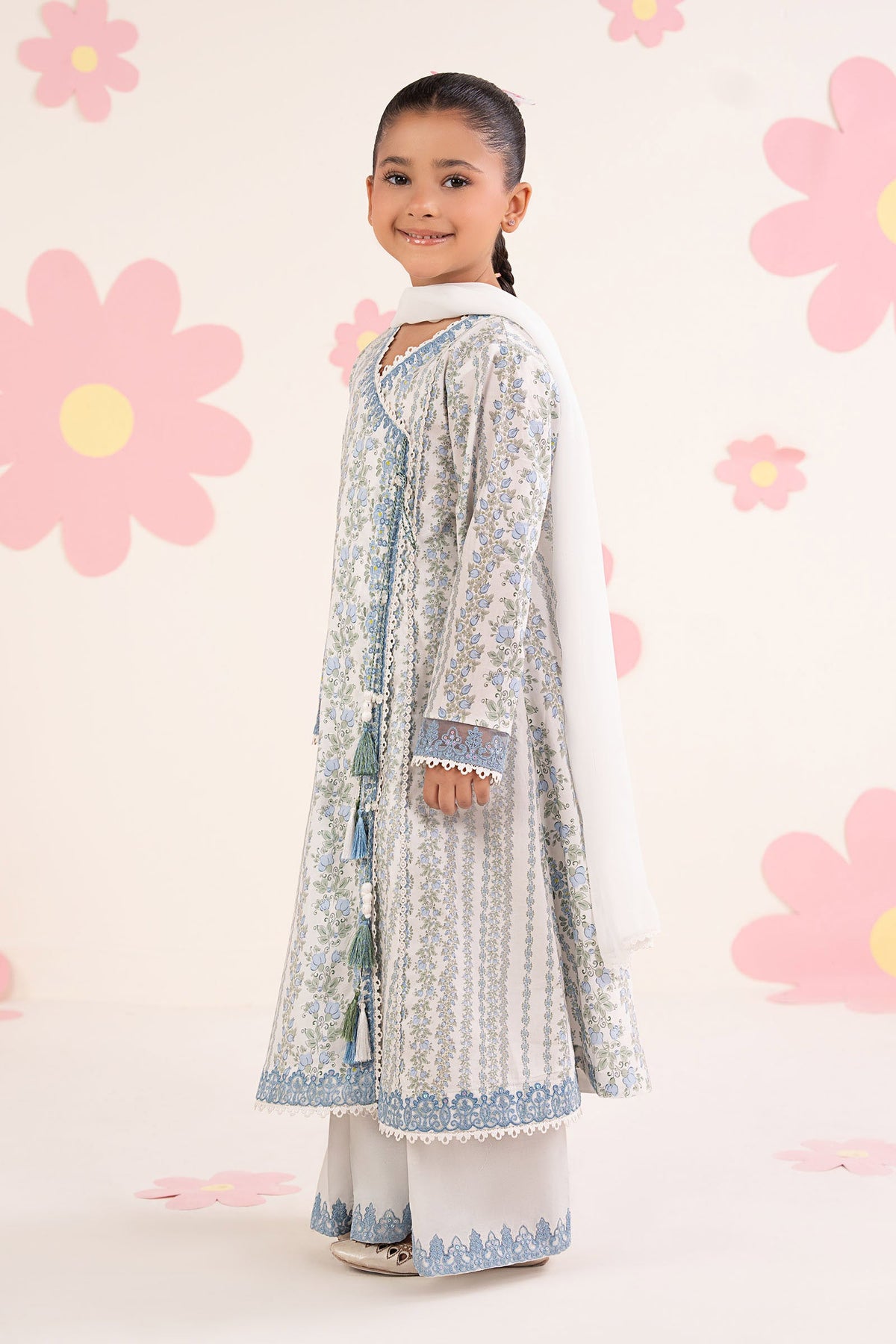 kids-clothes-mkd-ea26-12-light-blue by Maria B Kids - Designer Dress  - Type : KidsClothes - Available at Libayah - 100% Original 