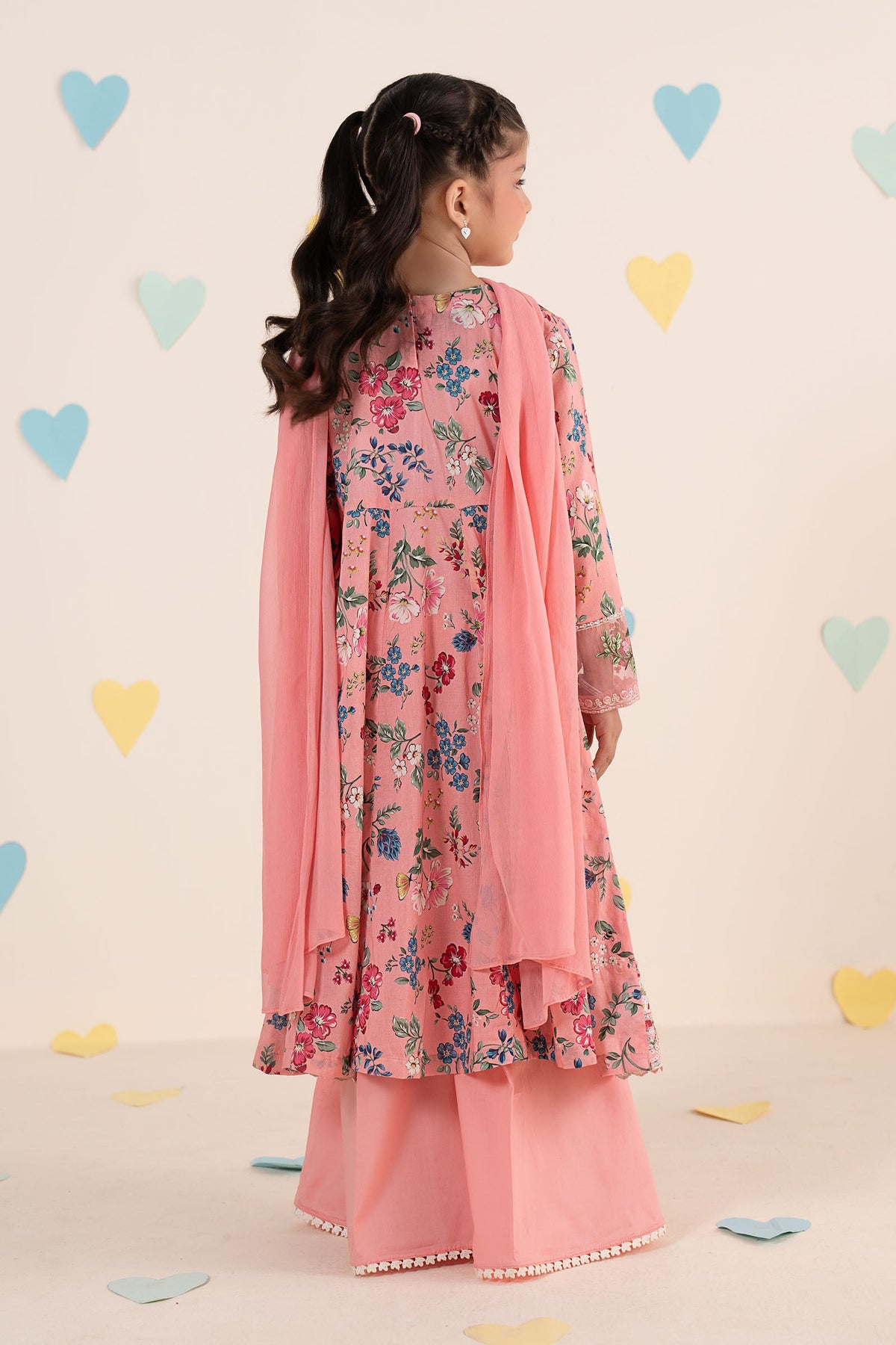 kids-clothes-mkd-ea26-15-pink by Maria B Kids - Designer Dress  - Type : KidsClothes - Available at Libayah - 100% Original 