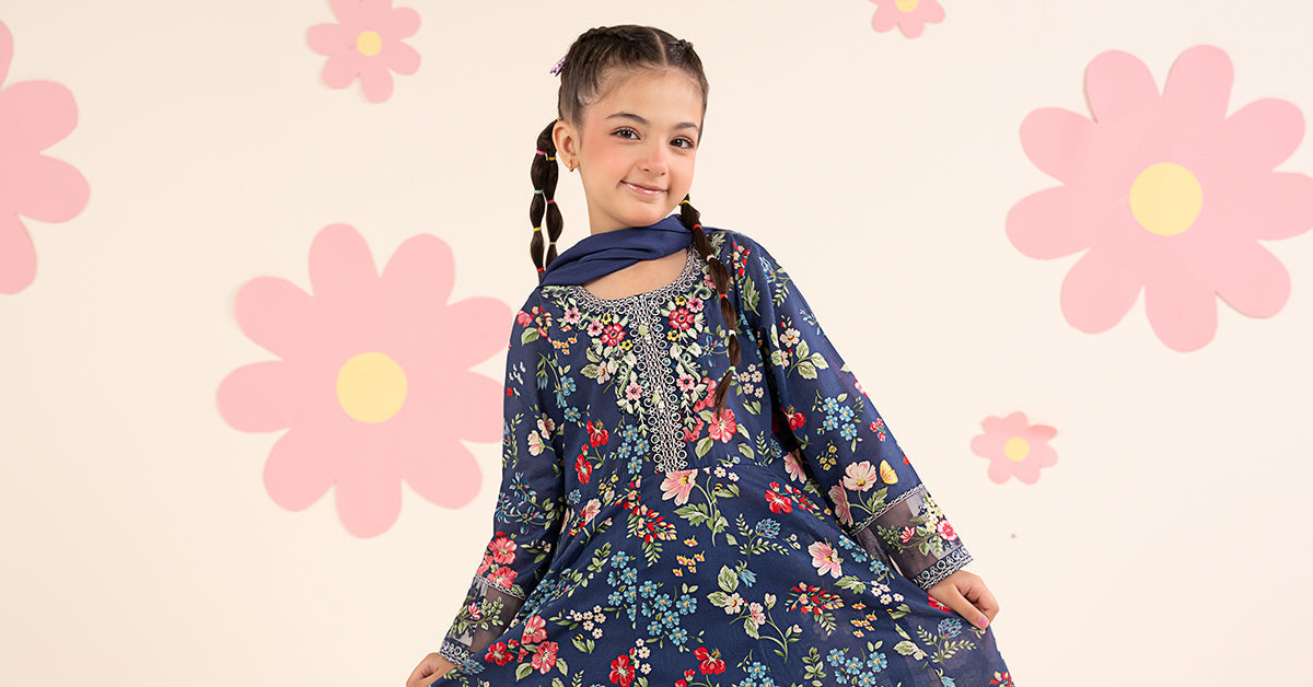 kids-clothes-mkd-ea26-15-blue by Maria B Kids - Designer Dress  - Type : KidsClothes - Available at Libayah - 100% Original 